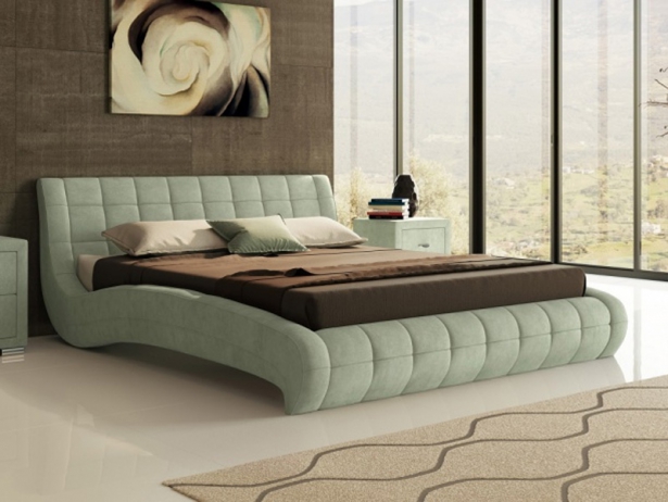 Кровать Nuvola 1 в ткани