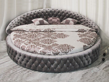 Круглая кровать Letti Soft Wall