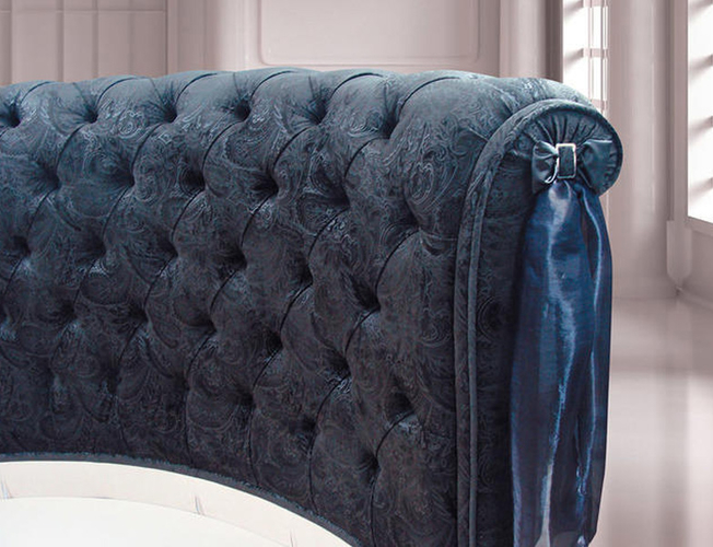 Круглая кровать Ceppi Soft Wall