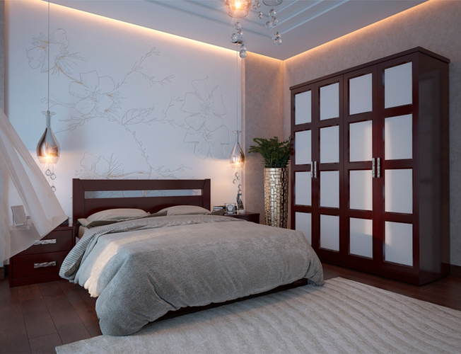 Купить кровать Парма венге