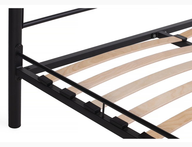 Двуспальная кровать Мэри 2 черная