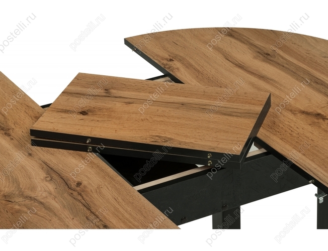 Стол Шен черный/дуб вотан (Арт 471765)