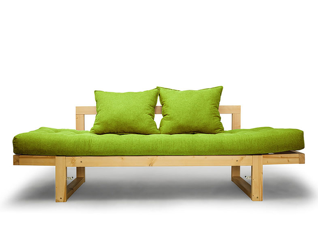 Кушетка Амбер Андерсон, сосна, рогожка Китон