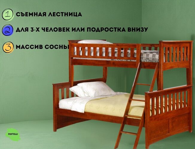 Кровать двухъярусная Велес Модерн-2
