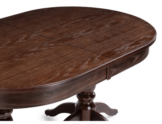 Деревянный стол Дейвер 160(220)х100 орех темный (Арт.515967)