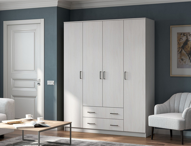 Шкаф для одежды ШК 1 (Ясень Анкор светлый)