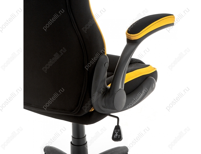 Игровое кресло Plast черный/желтый (Арт. 11322)