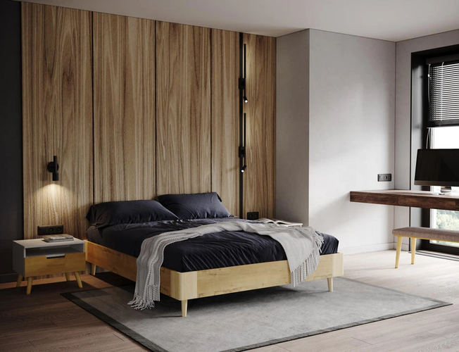 Кровать без изголовья Lagom Base Chips