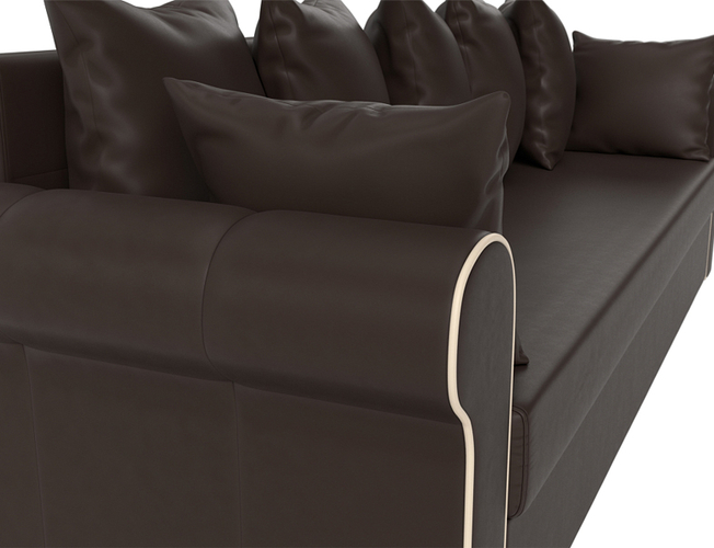 Диван прямой Рейн (экокожа)