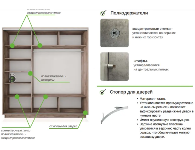 Шкаф-купе Экспресс Люкс 3-х дверный (Фото №1003 Листья золото)