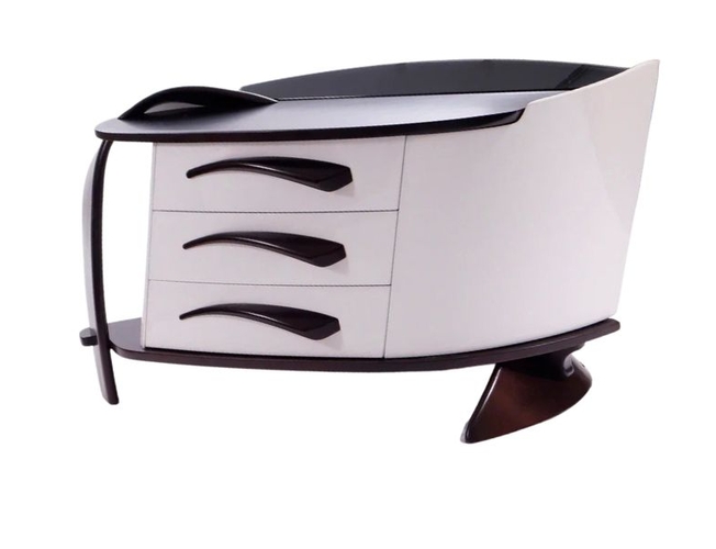 Тумба под ТВ Бразо без механизма, тонированное стекло