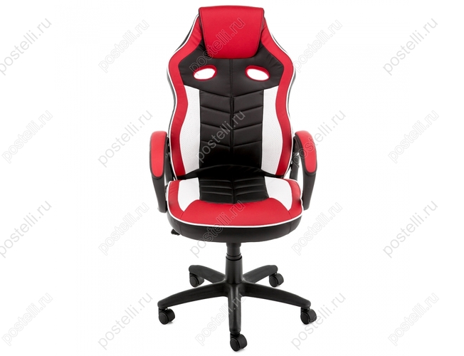 Игровое кресло Anis черное/красное/белое (Арт. 11324)