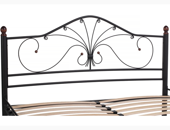 Двуспальная кровать Мэри 2 черная