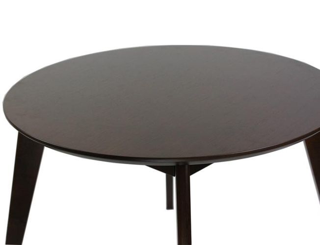 Стол круглый Олсон мини 90 (грецкий орех)