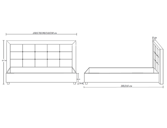Кровать Норма Плюс с подъемным механизмом