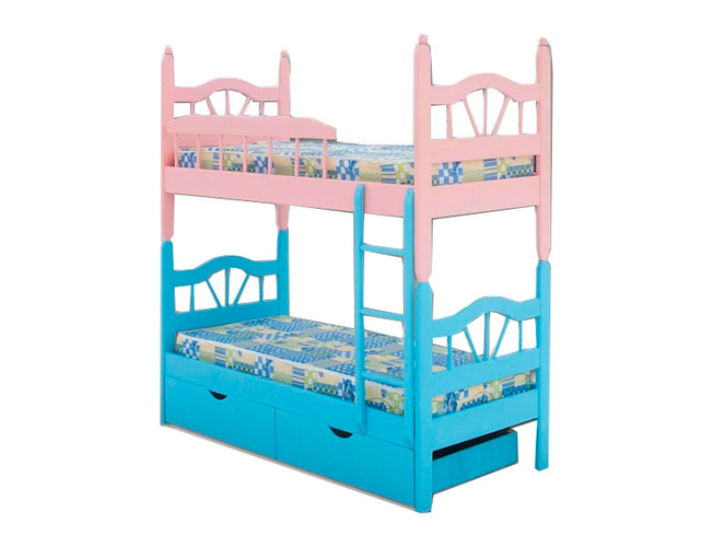 Двухъярусная кровать трансформер Велес Луч-2 с ящиками
