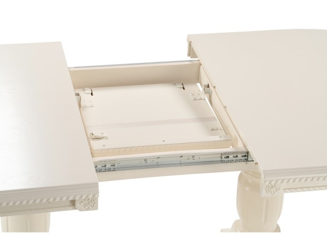 Деревянный стол Эвклаз белый (Арт.500351)