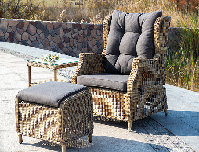 Кресло из ротанга 4SIS Форио раскладное (Арт.YH-C1543D)