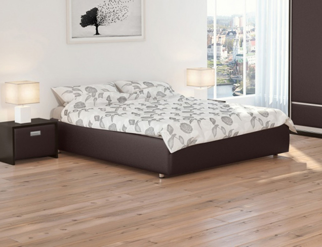Кровать венге без изголовья Como 1 Base