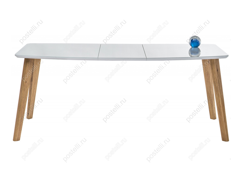 Стеклянный стол Серсея дуб монтана/белый (Арт 462079)